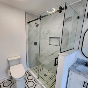 90° slider shower enclosures